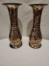 Vintage brass vases for sale  UK