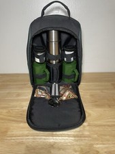 Mochila portátil para piquenique café bar com copos térmicos isolados guardanapos colheres! comprar usado  Enviando para Brazil