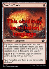 Mtg sunfire torch usato  Bari