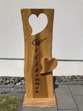 Willkommens schild holzstele gebraucht kaufen  Ostercappeln