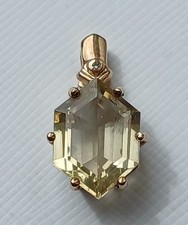 Lemon citrine diamond for sale  NOTTINGHAM