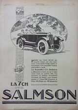 Publicite voiture salmson d'occasion  Montluçon