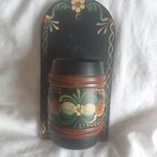 Vintage rosemaling wooden for sale  COVENTRY