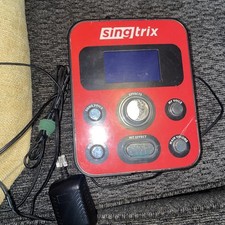 Processador de efeitos de voz Voxx SingTrix sistema de karaokê 136-5503 unidade vermelha e potência, usado comprar usado  Enviando para Brazil