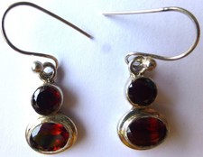 Vintage garnet drop for sale  BURNHAM-ON-CROUCH