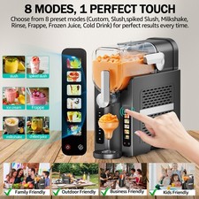 Máquina Slushie 70 oz SEM NECESSIDADE DE GELO 6 Programas Predefinidos + Máquina de Limpeza Automática-Congelada, usado comprar usado  Enviando para Brazil