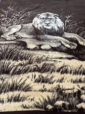 Vintage lion scene for sale  Alpine