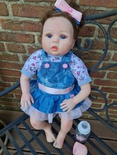 Baby puppe lebensecht gebraucht kaufen  Lübbecke