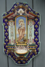 Ancien bénitier faience d'occasion  Charleville-Mézières