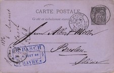 Postkarte stempel le gebraucht kaufen  Mönchengladbach