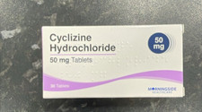 Cyclizine 50mg tablets for sale  BIRMINGHAM