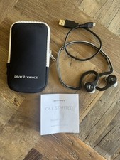 Fones de ouvido Plantronics ajuste traseiro. Estojo com pulseira. Manual do usuário, carregamento USB. comprar usado  Enviando para Brazil