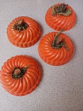 Quatro abóboras vintage de gelatina para decoração 3,75 polegadas comprar usado  Enviando para Brazil