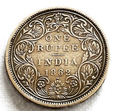 Rupie 1862 britisch gebraucht kaufen  Herbrechtingen