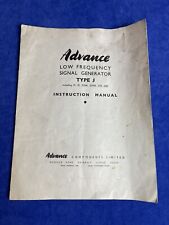 Advance low frequency for sale  BIRMINGHAM