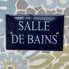 Bathroom sign salle d'occasion  Expédié en Belgium