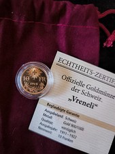 Franken 1915 vreneli gebraucht kaufen  Furtwangen im Schwarzwald