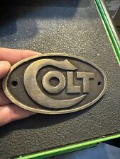 Placa de armas de fogo Colt Cowboy Wyatt Earp Ranch colecionador de armas 1/4” latão grosso comprar usado  Enviando para Brazil