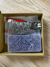 800 peças de encaixe de metal, prensa de alicate de fixação, 200 conjuntos 3/8, roupas comprar usado  Enviando para Brazil
