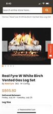 Gas fireplace log for sale  Dallas