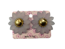 Orecchini clip fiore usato  Vercelli