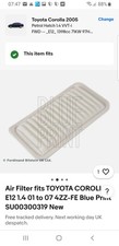 Air filter fits for sale  LIVERPOOL