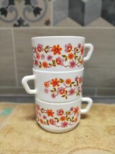 Tasses fleurs oranges d'occasion Tasses fleurs oranges d'occasion  Calais