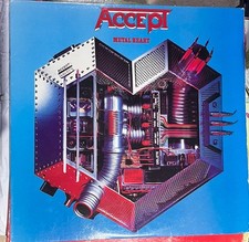 LP ACCEPT Metal Heart Album 1985 Portrait Vinyl BFR 39974 Pittman Lyric Liner comprar usado  Enviando para Brazil