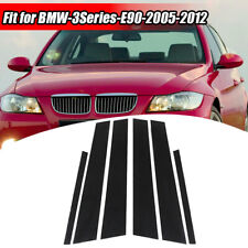 Accesorios para molduras de puerta poste de pilar negro para BMW Serie 3 335i 328i 2006-11 sedán segunda mano  Embacar hacia Argentina