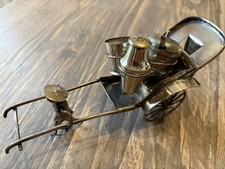 Silver rickshaw condiment for sale  LONDON