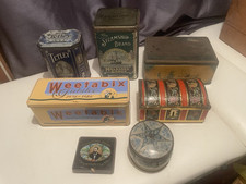 Vintage tin selection for sale  BIRMINGHAM