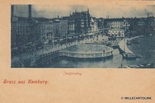 Germany amburgo zungfernfahrt usato  Roma