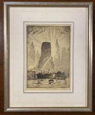 Stunning etching new for sale  Slingerlands