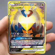 2019 Pokémon S&M Team Up Latias & Latios GX 170/181 Alt Art Gold comprar usado  Enviando para Brazil