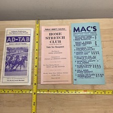 1960 Waterford Park Racetrack Bar/Restaurante Menus Chester West VA F5 comprar usado  Enviando para Brazil
