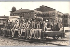 Tourists riding railcar for sale  Davenport