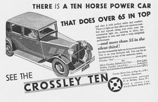 Crossley motor cars for sale  GLASGOW