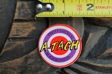 ADESIVO PARA SURFE A-Tach Bodyboards Pro Bodyboards Target anos 80 OG vermelho roxo V19a comprar usado  Enviando para Brazil