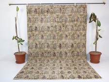 Tapete de área turco verde bege 6'2" x 9'9" – Tapete de lã tecido à mão para sala de estar comprar usado  Enviando para Brazil