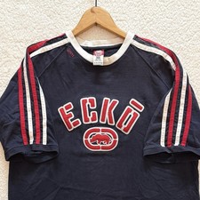 Vintage Y2K Ecko Unltd. Camiseta masculina clássica XXL bordada folgada logotipo rinoceronte comprar usado  Enviando para Brazil