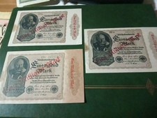 Deutsches reich reichsbanknote gebraucht kaufen  Großröhrsdorf