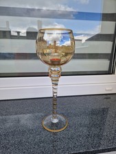 Glas windlicht goldverzierung gebraucht kaufen  Kalbe (Milde)