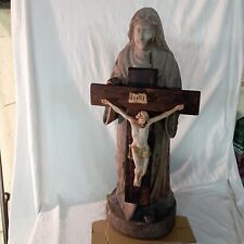 Scultura legno antica usato  Caselle Torinese