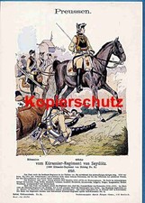 Uniformtafel preussen kuerassi gebraucht kaufen  Bodenwerder