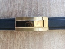 Uhrenarmband schwarz kautschuk gebraucht kaufen  Soest