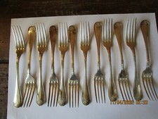 Grandes fourchettes métal d'occasion  Lessay
