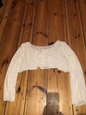 Boucle bolero beige gebraucht kaufen  Berlin