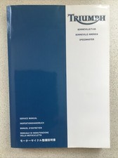 Triumph service manual for sale  WALSALL