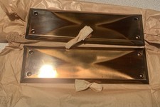 Lote de 2 ferragens antigas de porta flash de cobre NOS comprar usado  Enviando para Brazil