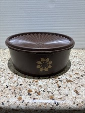 vintage tupperware canisters brown for sale  Lake Placid